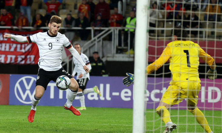 ข่าวบอล เยอรมนี กลายเป็นทีมแรกที่คว้าตั๋วลุยรอบสุดท้ายฟุตบอลโลก 2022 ได้สำเร็จหลังบุกชนะ มาซิโดเนียเหนือ 4-0